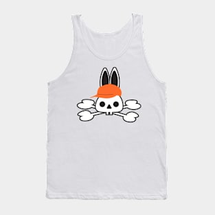 Bunny, skull, bones, horror, pirate, Halloween, rabbit, skulls Tank Top